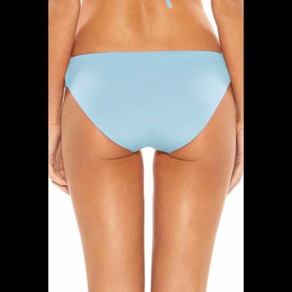 NEW $44 Becca Color Code Shirred Bikini Bottoms blue [ SZ Medium‎ ] - Picture 3 of 11